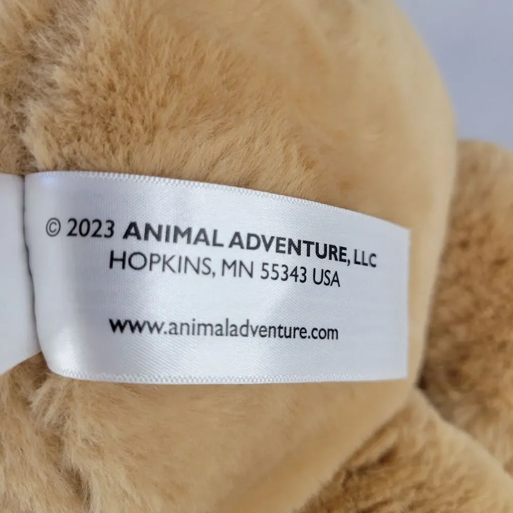 2023 Animal Adventure Tan Brown Classic Teddy Bear Large 16” Cuddly Stuffed Toy